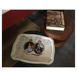 Fishing encyclopedia QE2 tin tray and more