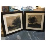 Thomasville framed Matching Prints (one has a