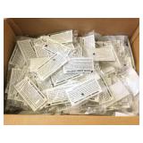 Box of Genuine Garnet Gemstones. New