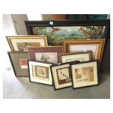 Assorted Framed Art