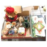 Assorted Christmas decor and more