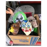 Assorted Halloween Masks and more