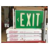 4 Exit Signs in box