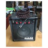 RAM guitar Amp with Cables RG20