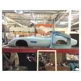 2pc Vintage fiberglass Chevy jr go cart body