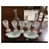 Assorted cups and decanters