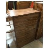 Small particle board dresser, approx 3 ft tall