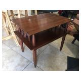 MCM solid wood side table