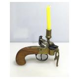 Working Flintlock Lighter with Attached Candle