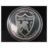 1ozt. .999 Fine Silver Desert Storm Comm. Round