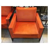 High end hotel Orange Arm chair