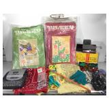 Vintage slide projector in original box with