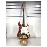 NIB Kid Rock Red Stag Squire Guitar by Fender.