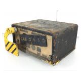 Vintage taxi cab fare meter.