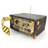 Vintage taxi cab fare meter.