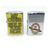 Fliptop Refillable lighters. See pictures