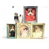 Vintage dolls in original boxes.