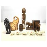 Elephant statues, bookends, figures and more.