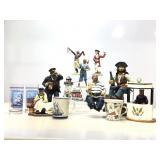 Pirate, fisherman, lighthouses items.