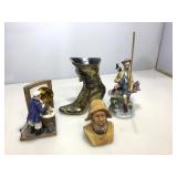 Boating fishermen theme items