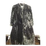 Faux fur coat. Size unmarked. Looks L.