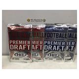 (4) 2020 premier draft hit sealed football packs