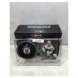 Oscar Lindberg golden knights autographed puck