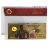 Michael Jordan gold bank note