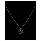 Sterling heart necklace