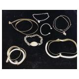 Sterling lot of necklaces and more