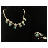 Sterling Indian necklace bracelet and more