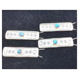 Sterling Indian hair ties