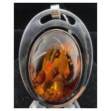 Sterling silver pendant large 32g