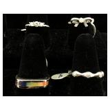 4-Sterling silver Jewelry lot