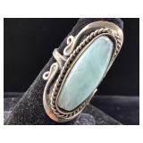 Sterling silver ring  adjustable sz 9/10