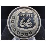 1 oz 999 Silver round Route 66