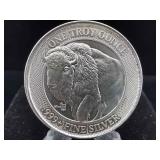 1 oz 999 Silver round Mint ID Buffalo