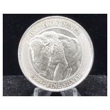 1 oz 999 Silver round Mint ID Buffalo