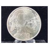 1 oz 999 Silver round buffalo 2011