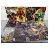 Assorted comic books. Adult. Graphic Novels.