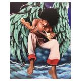 New Rockin artwork print on canvas.