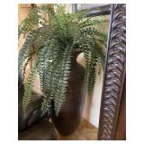 Terracotta 4 ft pot ith faux plant