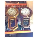 Pair of Regulator Grandfather Clocks