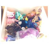Tub of Assorted Beanie Babies