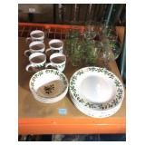 Assorted Holiday Glasses, Plates and more
