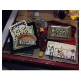 Decorative wall plaques and ceremonial bow grip