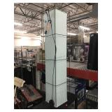 Shelf and floor lamp