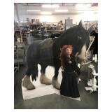 Brace Cardboard Display - approx. 5 ft tall