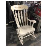 Wood rocking chair