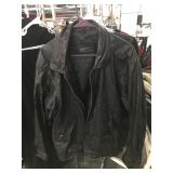 Oleg Cassini leather jacket size L and more